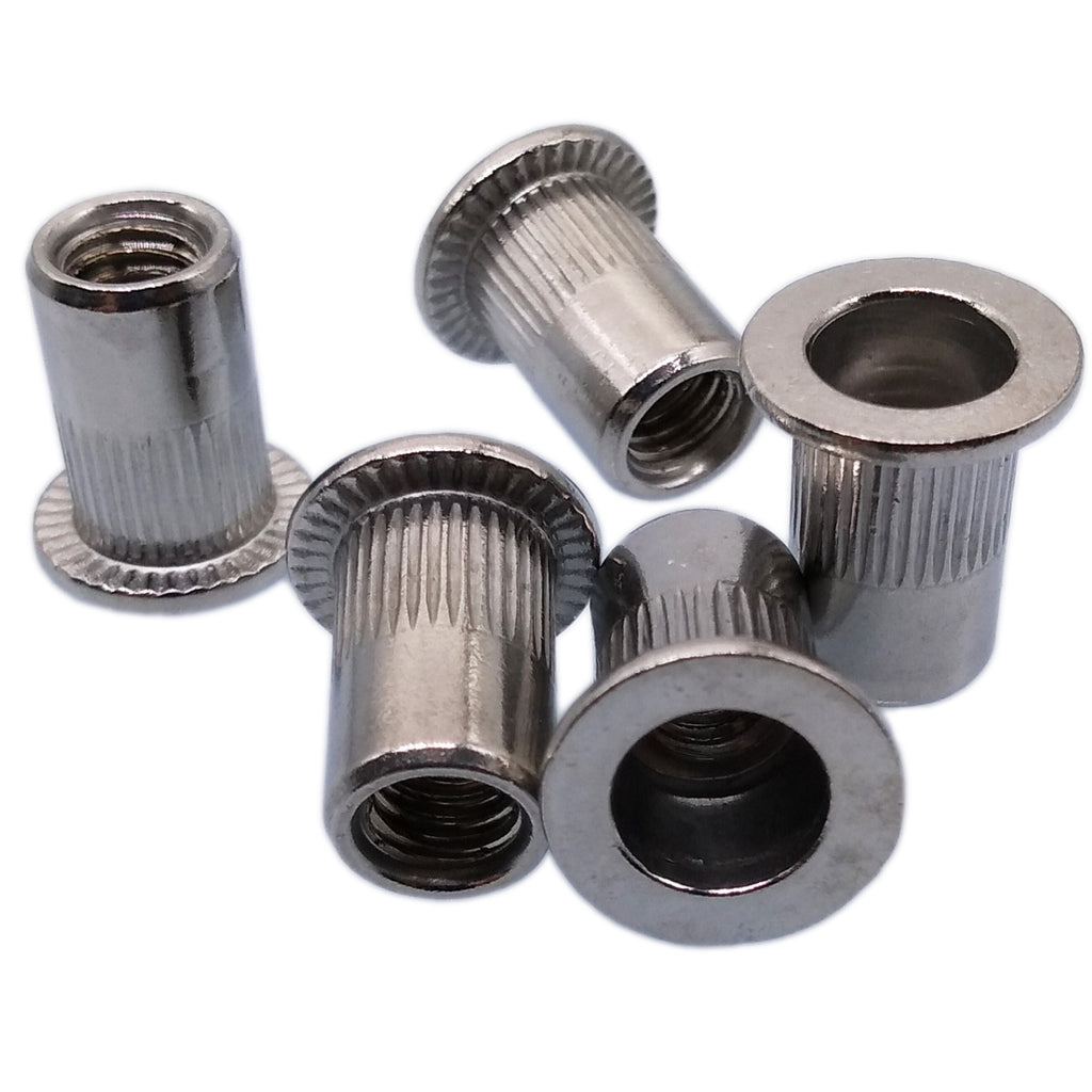 25pcs M6x1x15mm LFK Stainless Steel Rivet Nut Rivnut Insert Nutsert