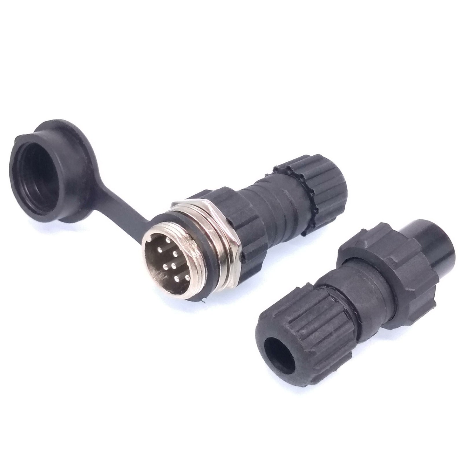 2Sets GX16 Waterproof Aviation Connector Plug Socket Sensor 9pin
