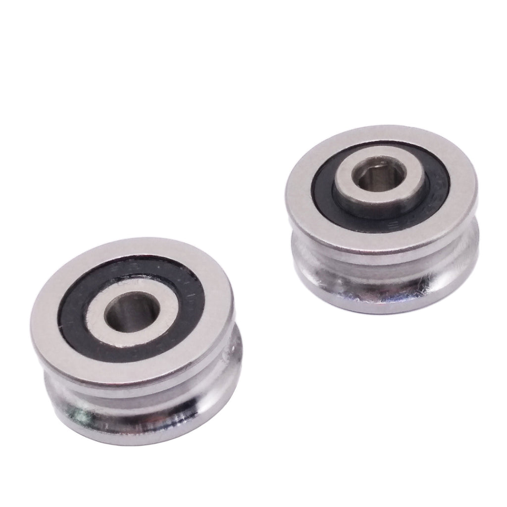 US Stock 5x SG20 U Groove 6 x 24 x 11mm Ball Track Guide Bearing Textile Machine