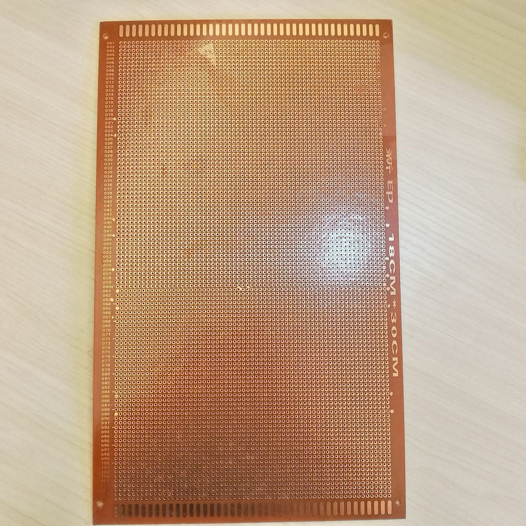 AU Stock 2pcs Prototype PCB Universal Bread Board 18 x 30cm Sigle Side Copper