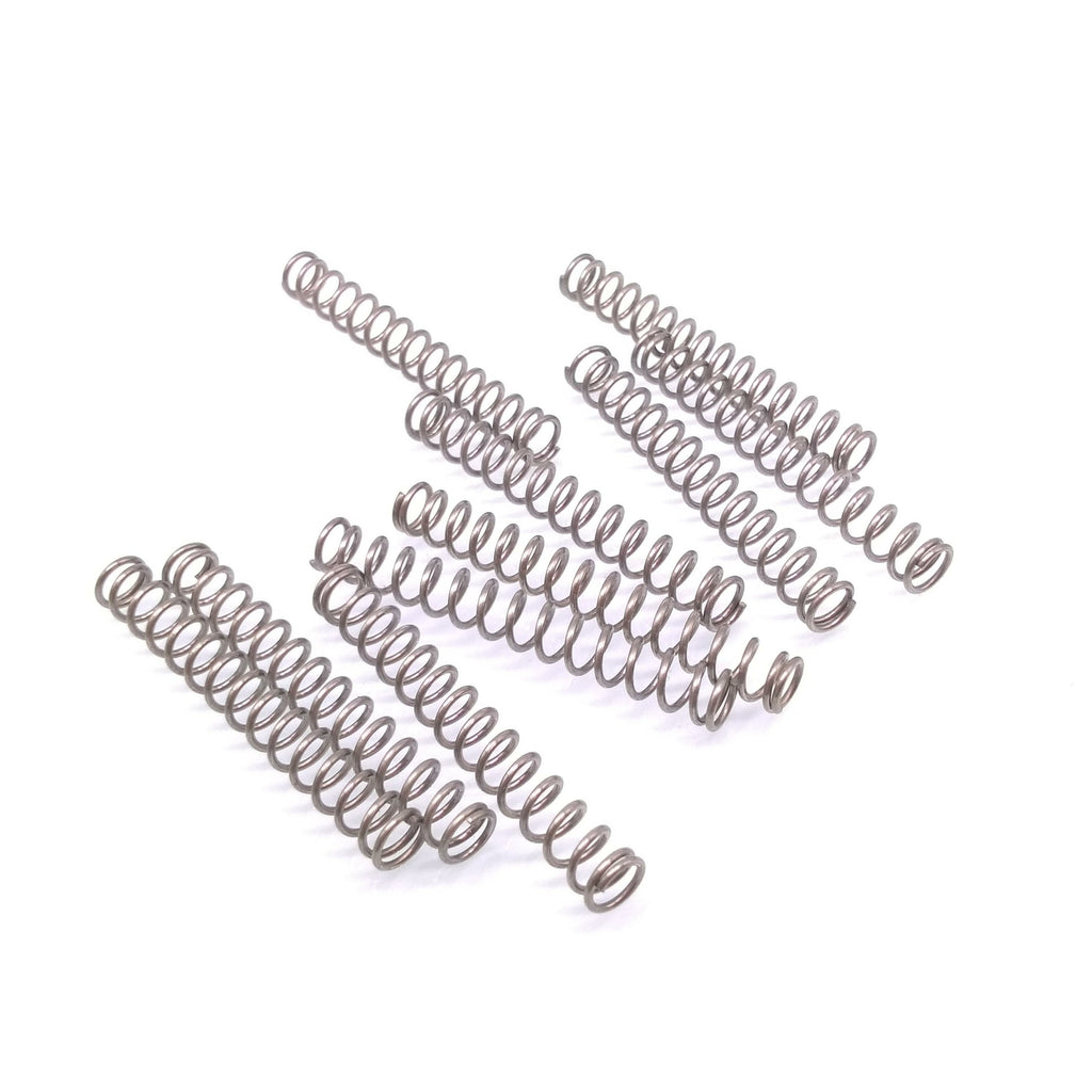 AU Stock 10pcs 0.8mm x 6mm x 50mm Stainless Steel Compression Pressure Spring