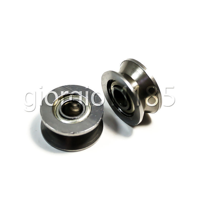 US Stock 10pcs V623ZZ 623VV V Groove Guide Pulley Rail Ball Bearings 3x12x4mm