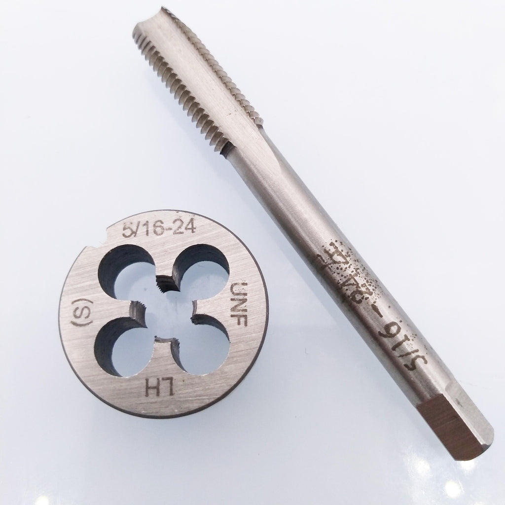 HSS 5/16-24 UNF Tap & 5/16-24 UNF Die Left Hand