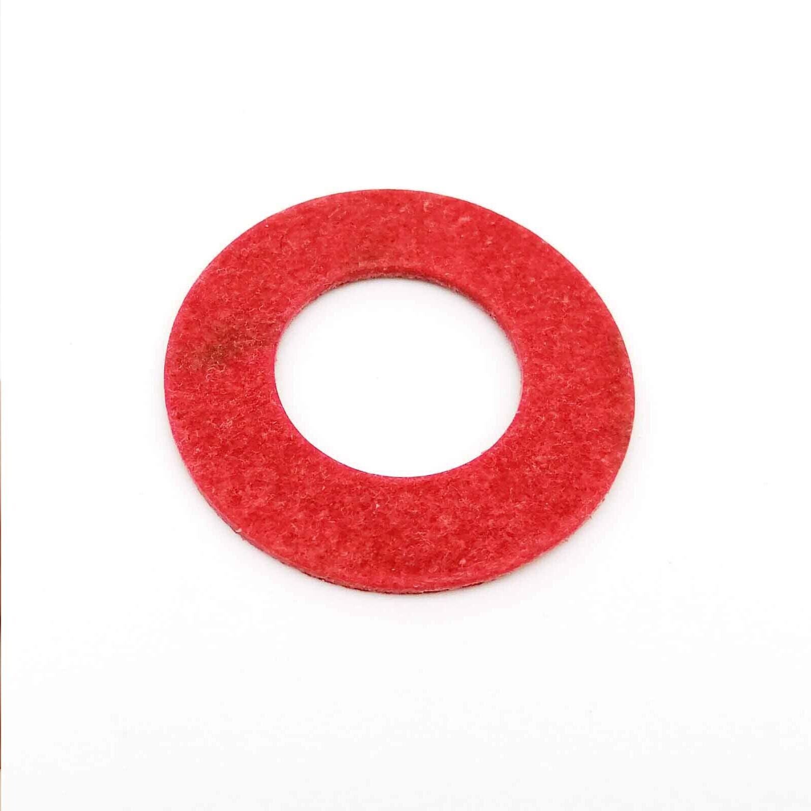 415pcs M2-M8 Red Steel Paper Flat Washer Plain Insulation Gasket Kit Set
