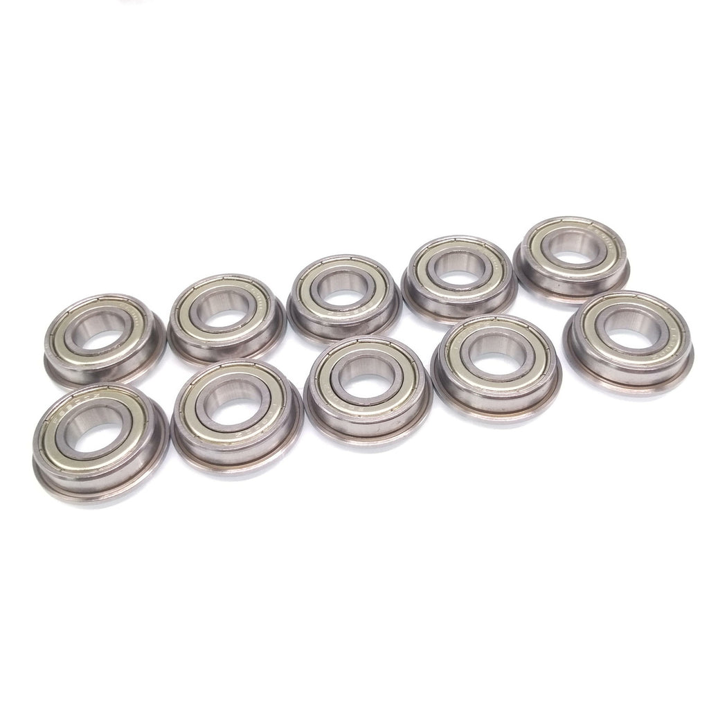 10 x F6900zz Metal Double Shielded Flanged Ball Bearing 10mm*22mm*6mm