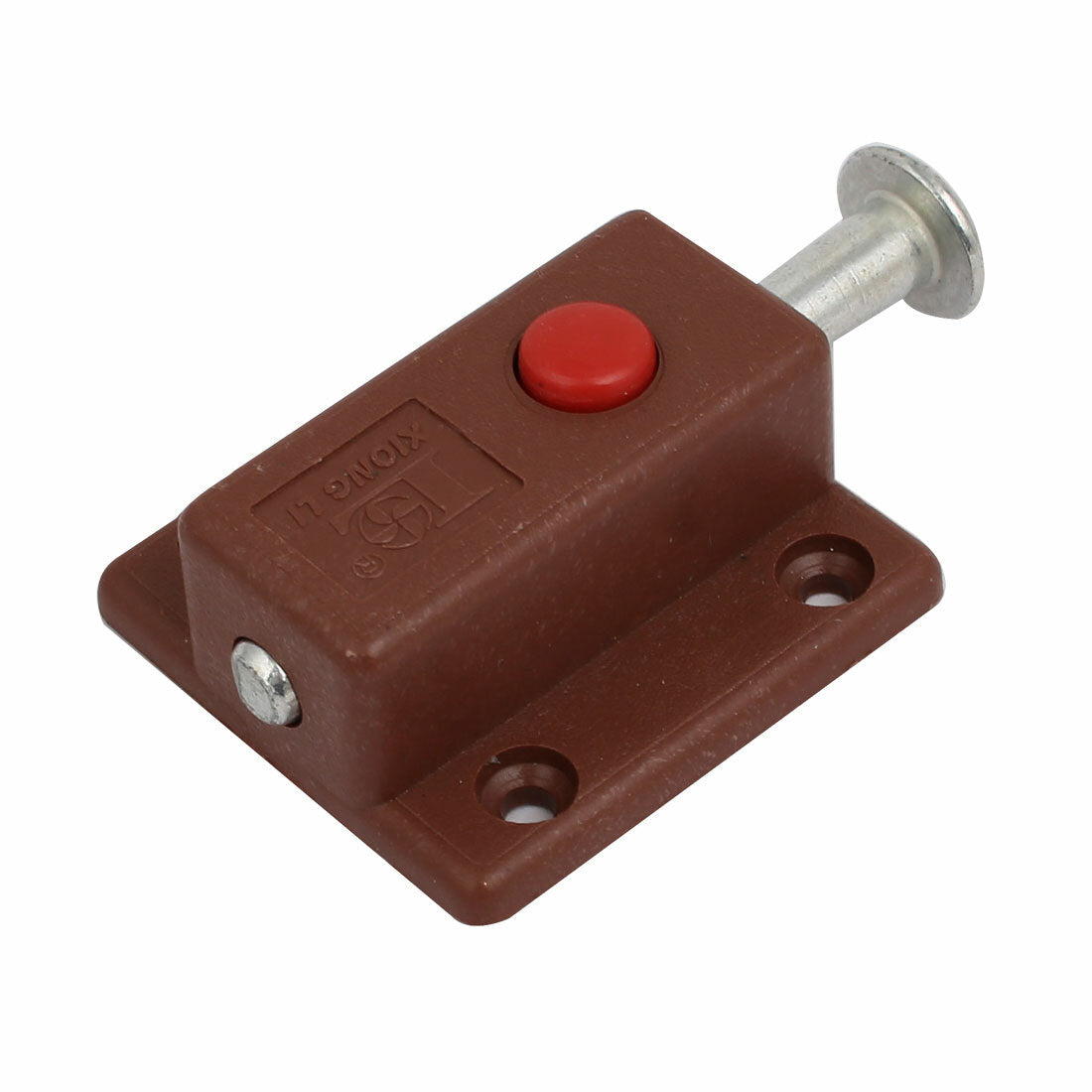 Wardrobe Cabinet Door Push Press Open Catch Touch Latch Brown