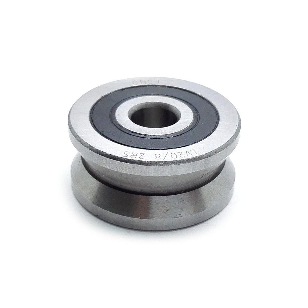 US Stock LV20/8 V Groove 8 x 30 x 14mm Ball Track Roller Guide Vgroove Bearing