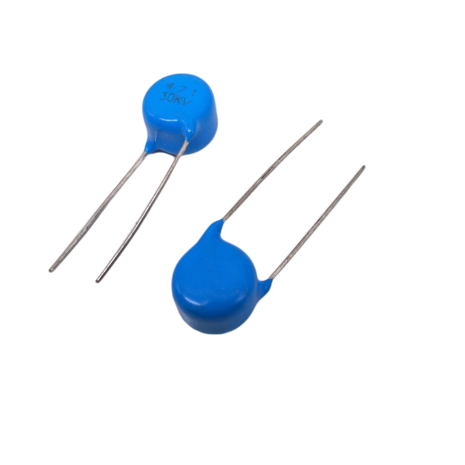 US Stock 5pcs High Voltage Ceramic Disc Capacitors 470pf 0.47nf 471 30000V 30KV