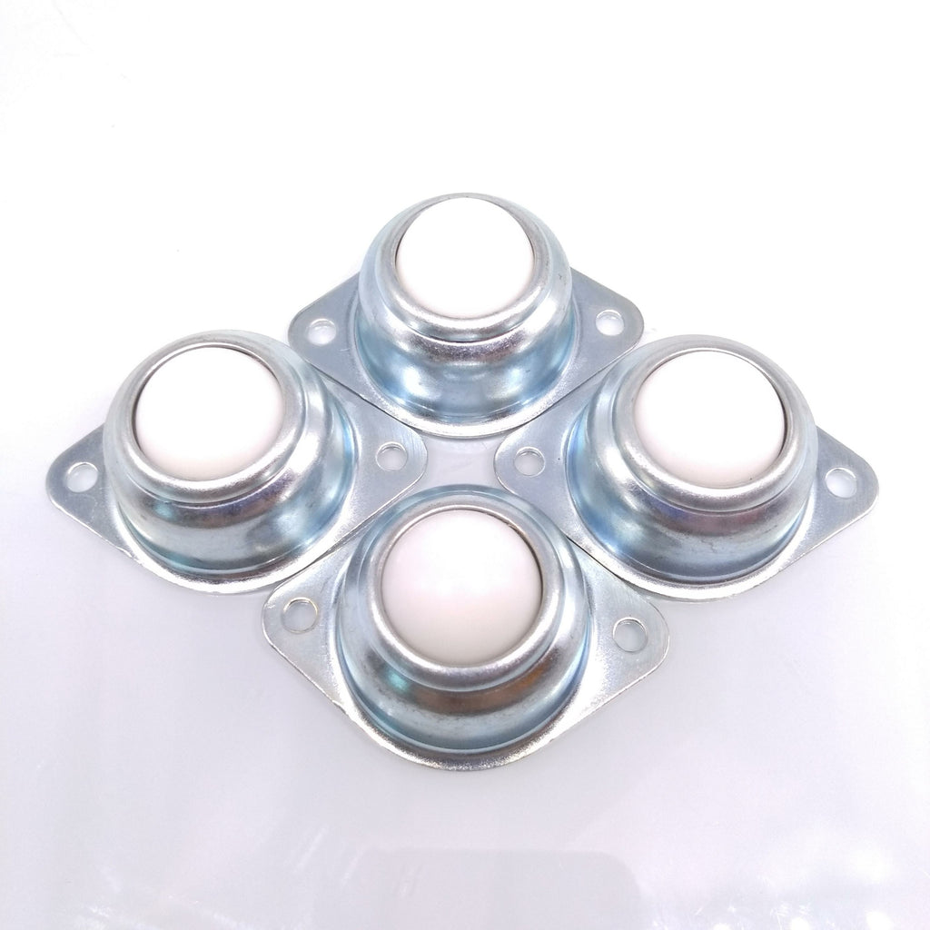 4pcs 19mm 3/4'' Ball Nylon Transfer Bearing Unit Ball Wheel Conveyor Roller