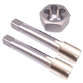 HSS M18 x 1mm Taper & Plug Tap & 18x1mm Hexagon Die Metric Thread Right Hand Set