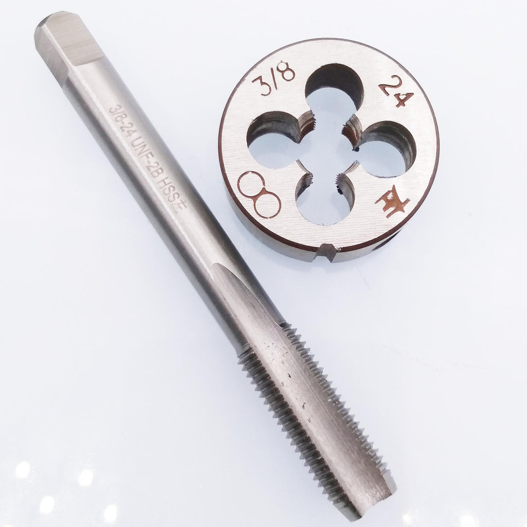 US Stock HSS 3/8-24 UNF Tap Left Hand & 3/8-24 UNF Die Left Hand