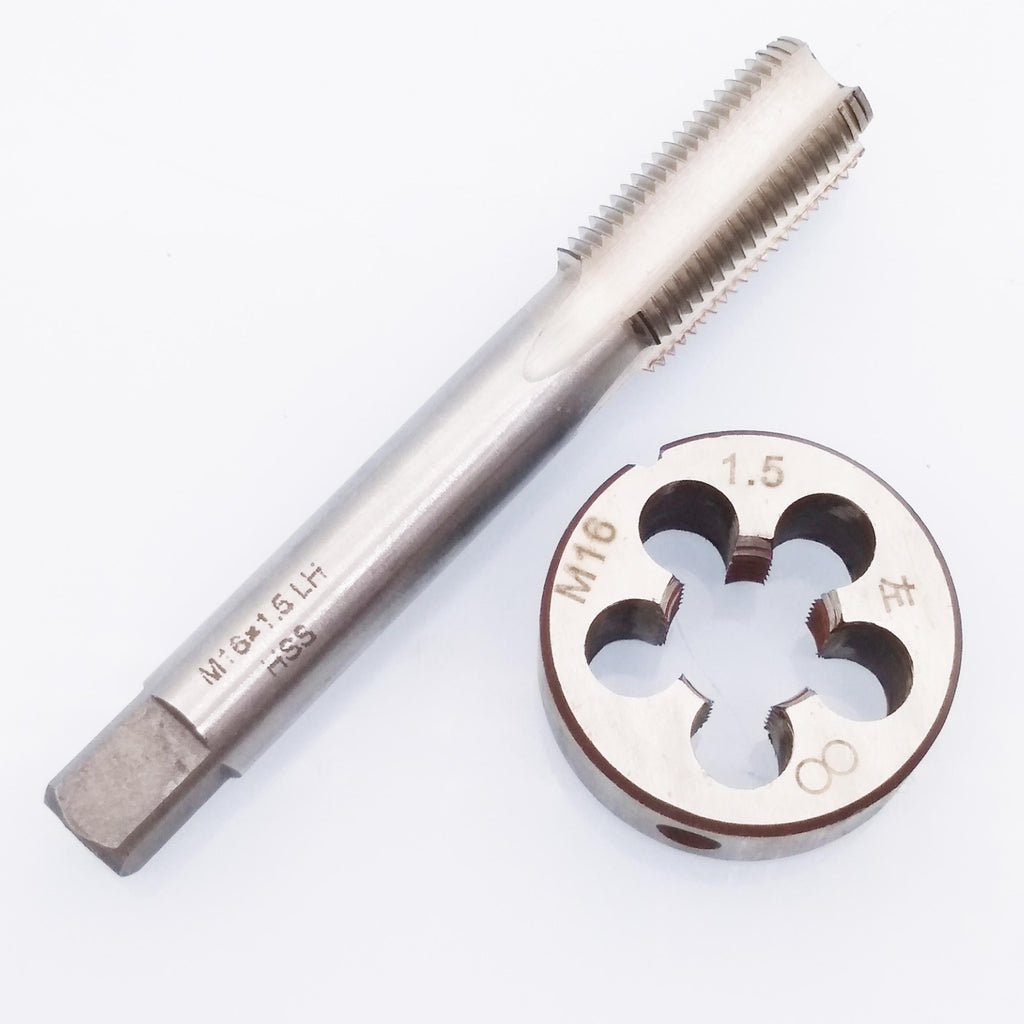 US Stock HSS M16 x 1.5mm Tap & M16 x 1.5mm Die Metric Thread Left Hand