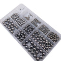 US Stock 430pcs Goliath Industrial Steel Chrome Balls Bearing Assortment G10 Kit