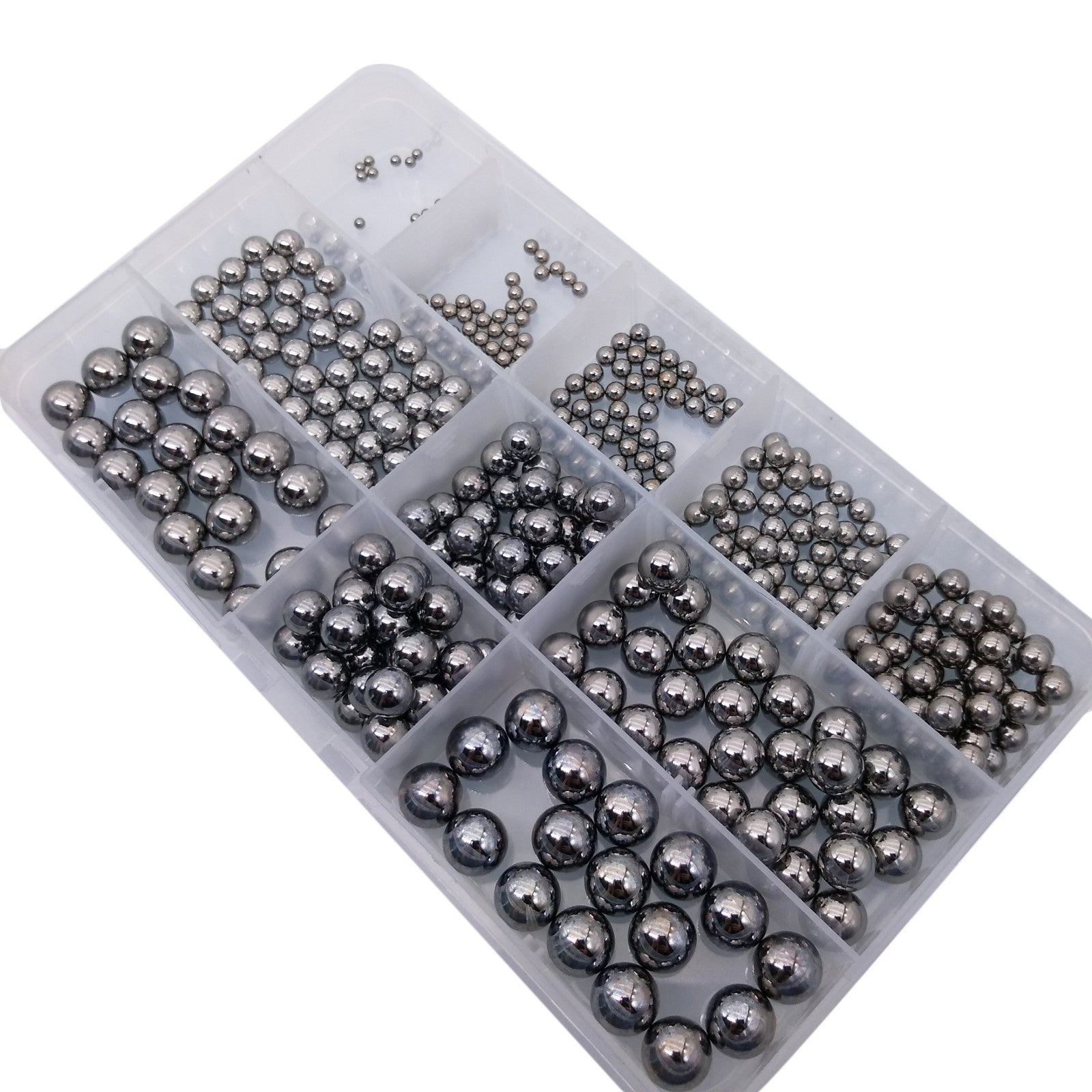 US Stock 430pcs Goliath Industrial Steel Chrome Balls Bearing Assortment G10 Kit