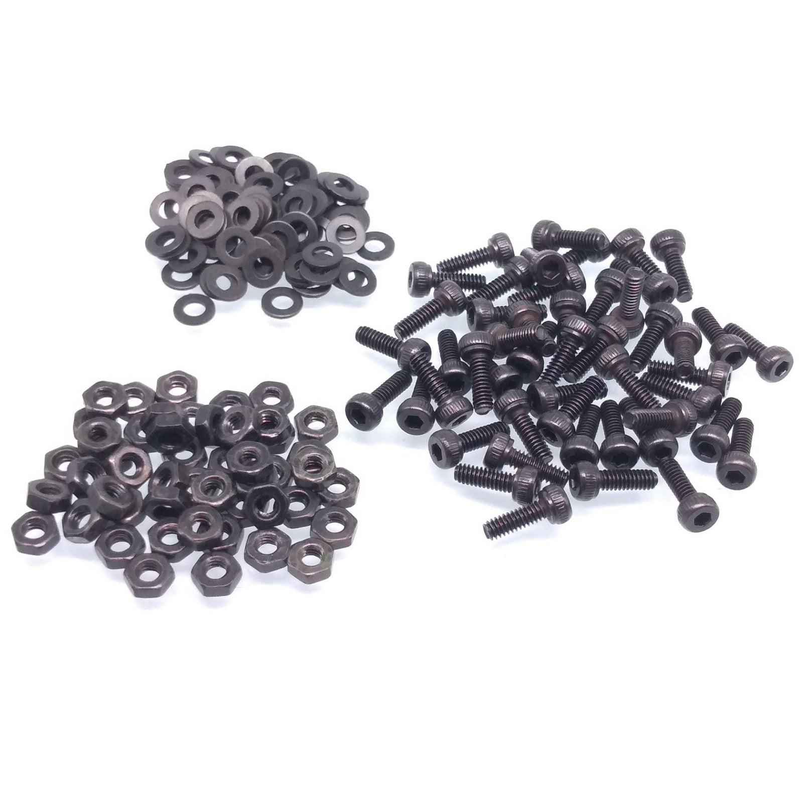 200x M2.5 x 6mm Socket Head Cap Screw Alloy Steel Allen Socket Drive Nut Washer