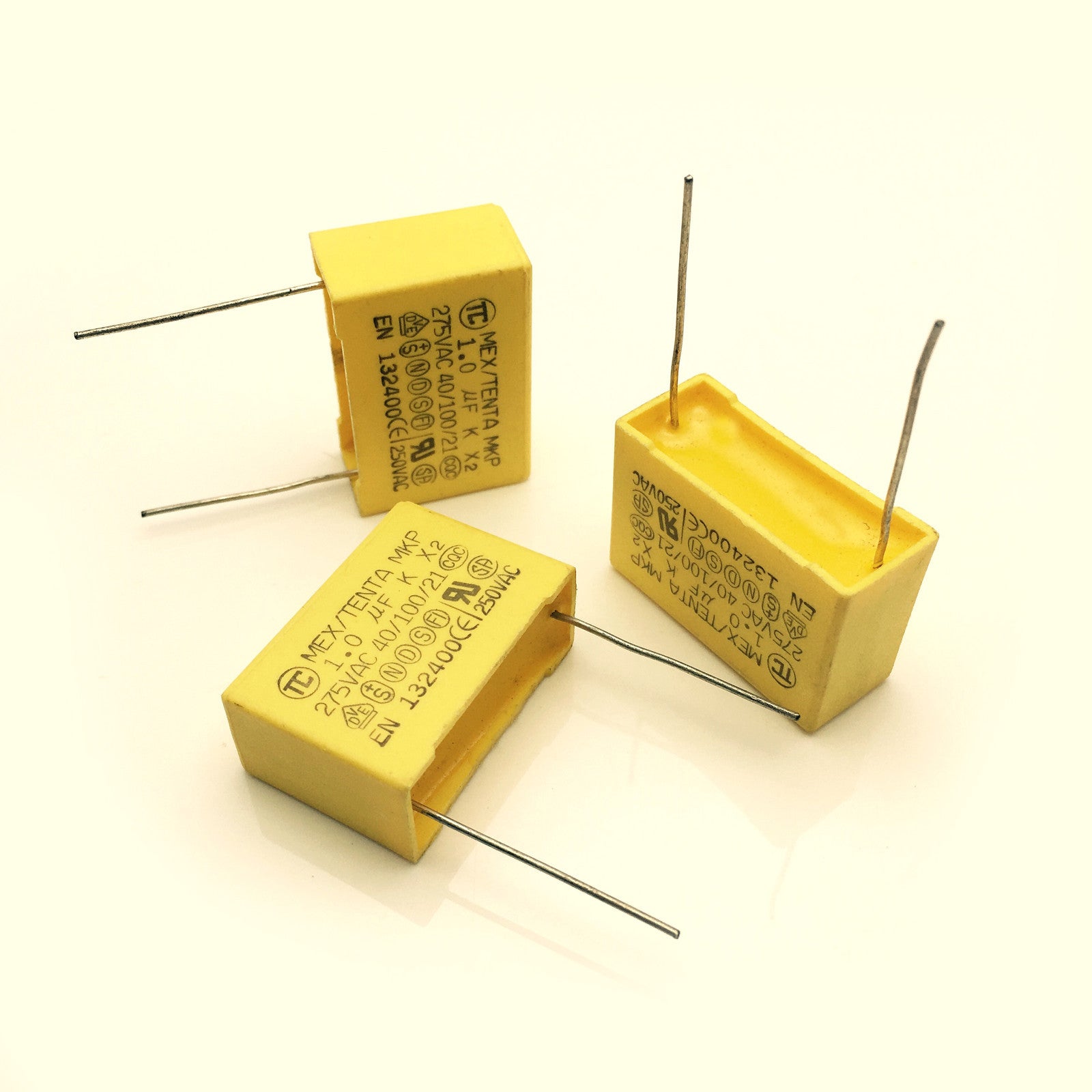 US Stock 5x Polyproplene Safety Capacitors 1uF 105K 10% MKP X2 275VAC Pitch 27mm
