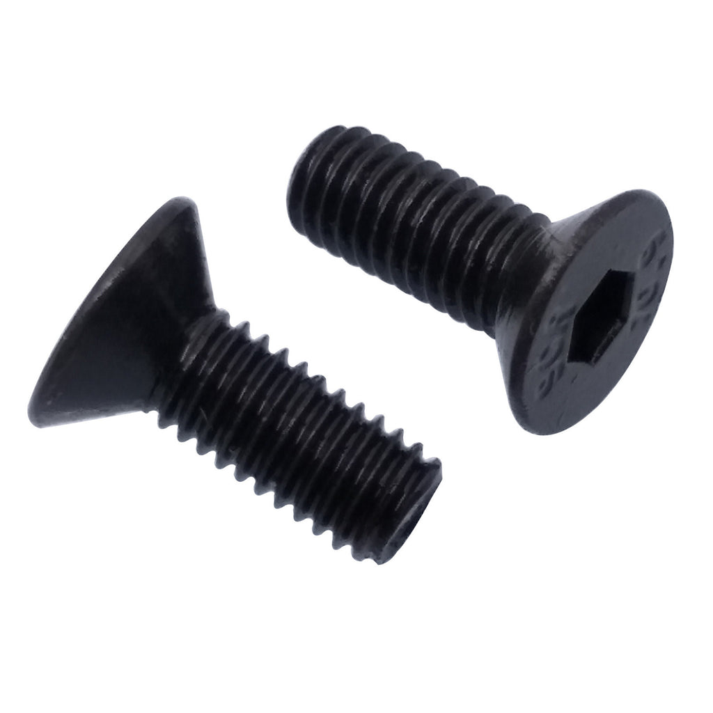 US Stock 50pc M3 x 8mm Grade 10.9 Flat Countersunk Hex Socket Bolts Screws Black