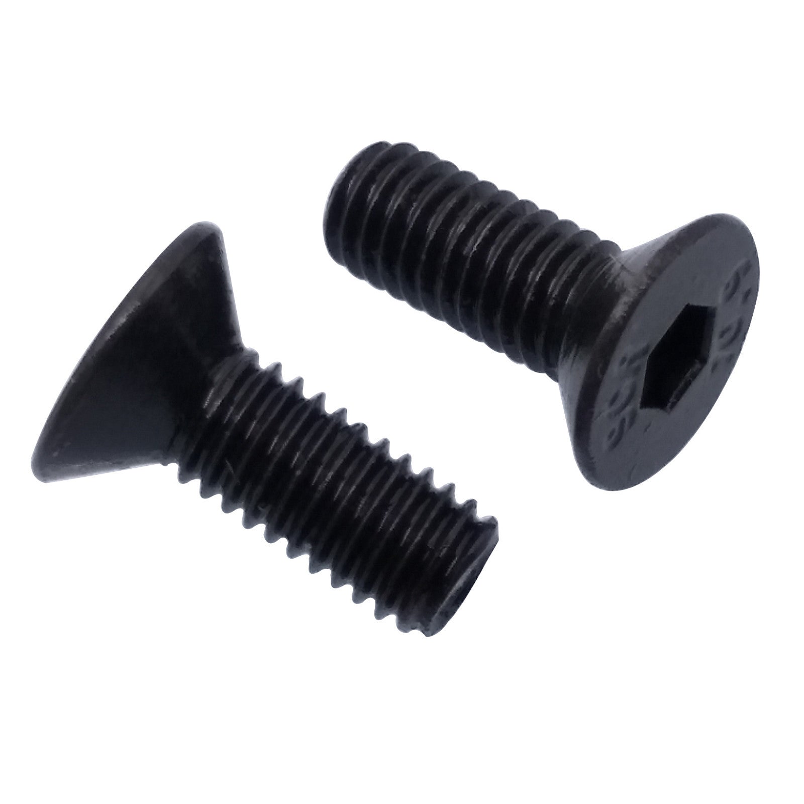 US Stock 50pc M3 x 8mm Grade 10.9 Flat Countersunk Hex Socket Bolts Screws Black