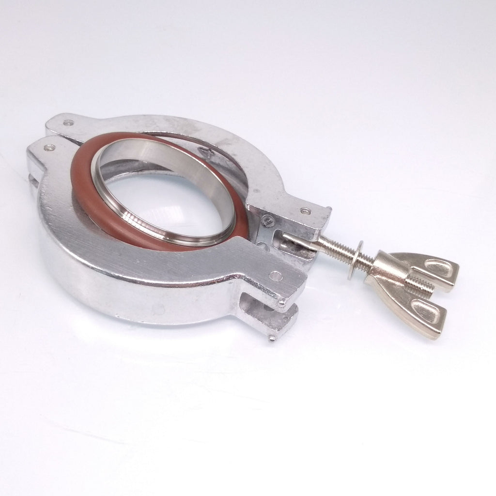 AU Stock 1 set KF40 Aluminium vacuum clamp ring + SS304 centering ring w/ O-ring