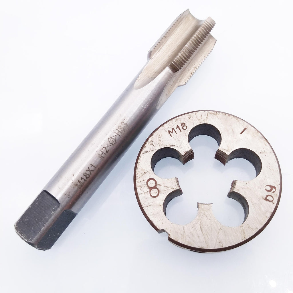 US Stock HSS M18 x 1mm Tap & M18 x 1.0mm Die Metric Thread Right Hand