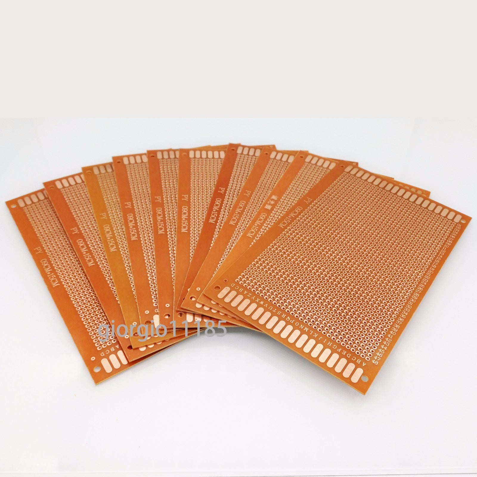 US Stock 10pcs Prototype PCB Universal Bread Board 9 x 15cm Sigle Side Copper