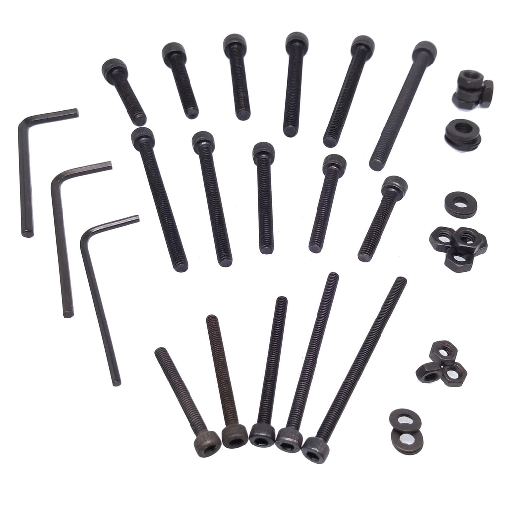 160x Socket Head Cap Screws Steel Allen Socket Nut Washer Wrench Assortment Kit