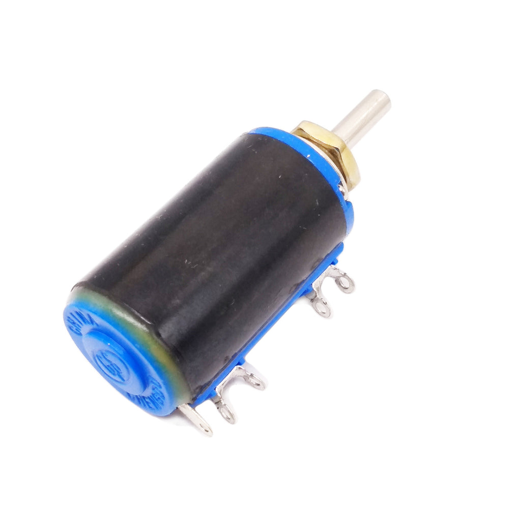 2x 100 ohm WXD3-13 Rotary Multi-turn Wirewound Precision Potentiometer