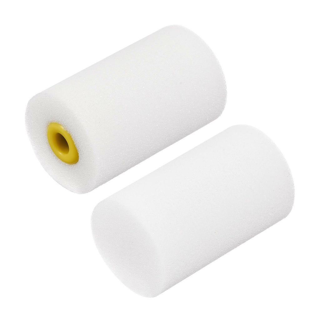 2pcs Paint Roller Cover 2 Inch Mini High-density Sponge Brush for Wall Painting