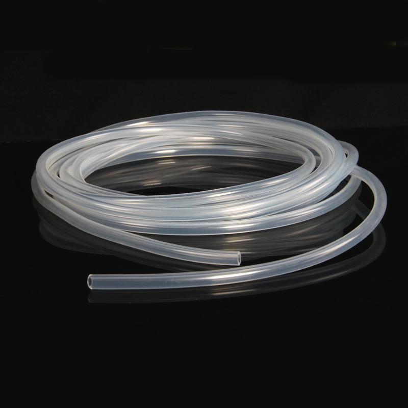 20ft OD 6mm ±10% ID 4mm ±10% Silicone Food Grade Rubber Tube Hose Pipe