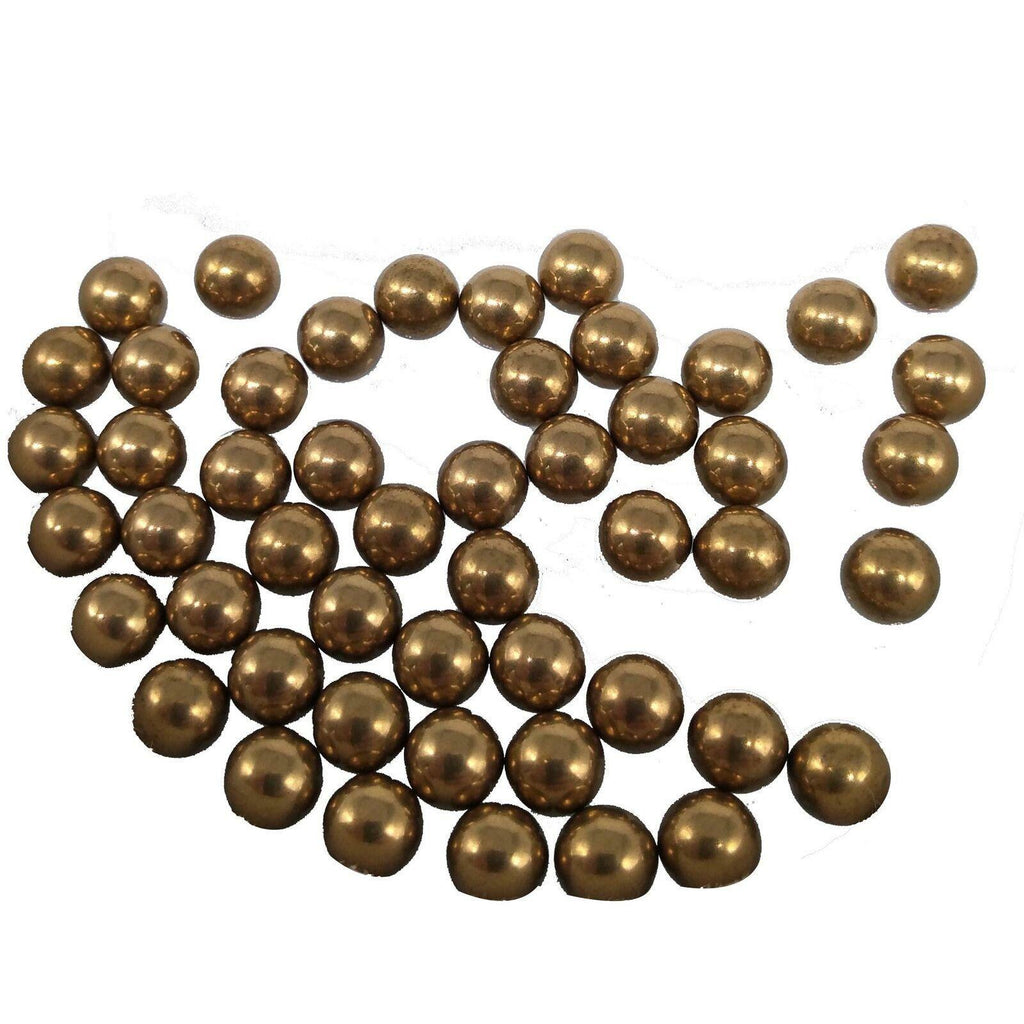 US Stock 10pcs Balls 12.7mm 1/2" Solid Brass Bearing Balls