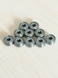 10pcs R2ZZ R2 1/8" x 3/8" x 5/32 " Metal Shielded Ball Bearings
