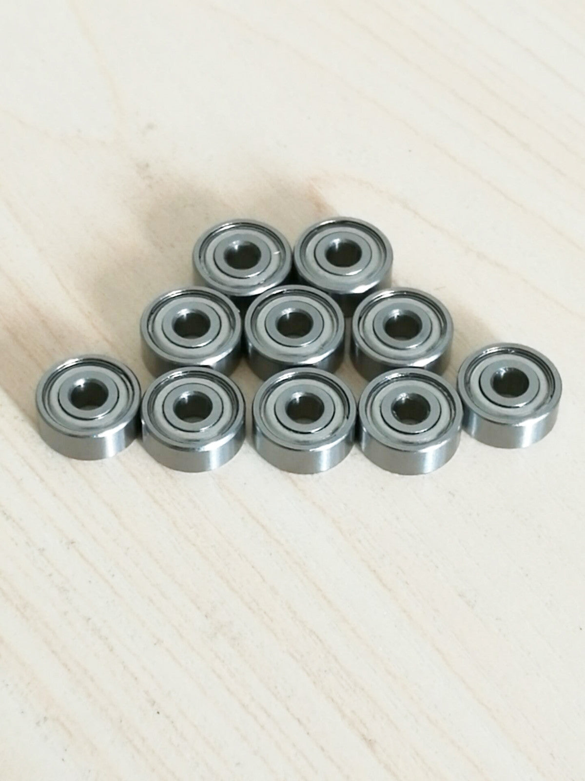 10pcs R2ZZ R2 1/8" x 3/8" x 5/32 " Metal Shielded Ball Bearings