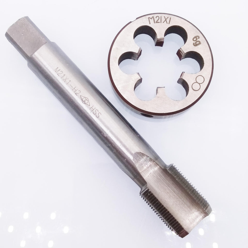 US Stock HSS M21 x 1mm Tap & M21 x 1.0mm Die Metric Thread Right Hand