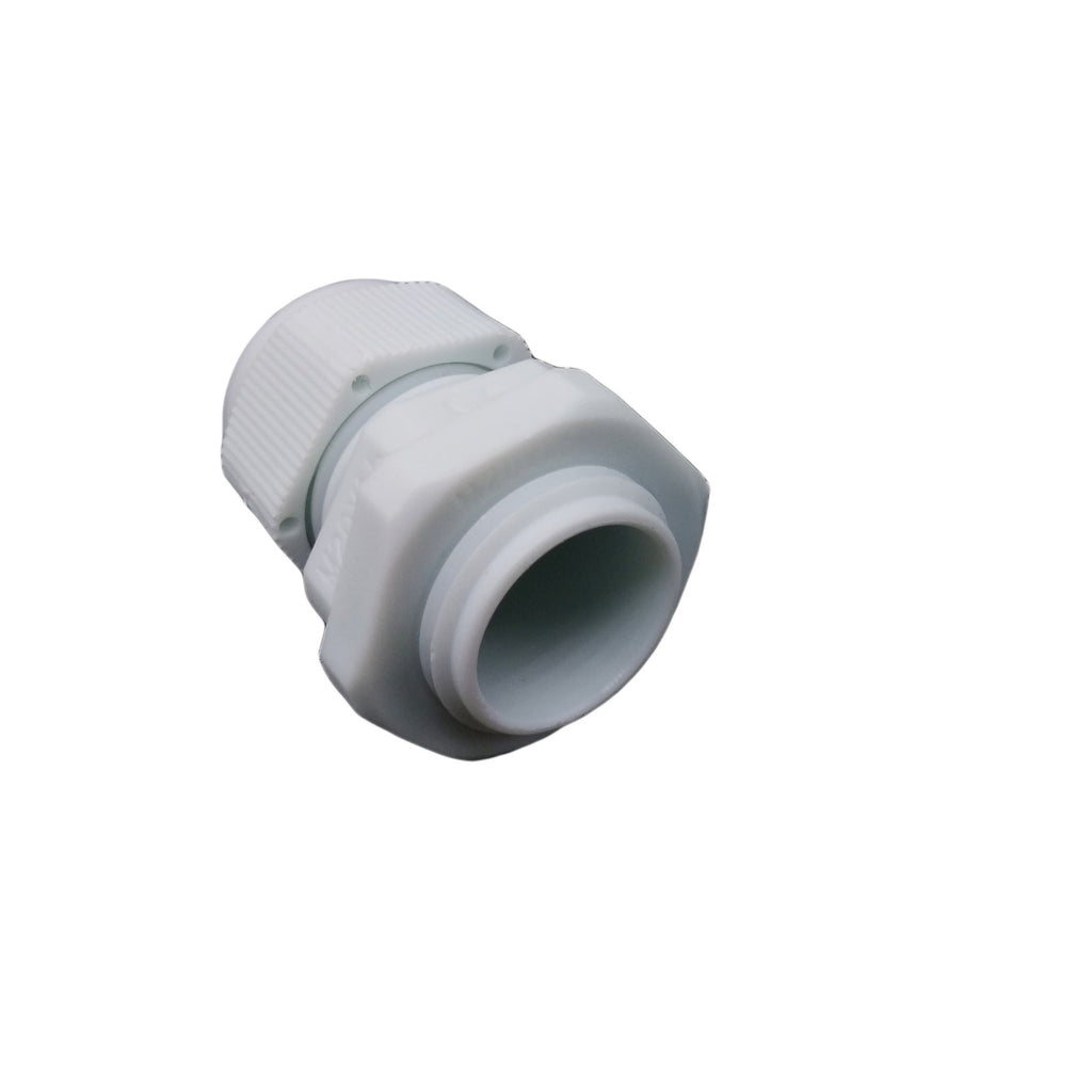 US Stock 10pc M20 White Waterproof Cable Gland Connector Cable Range M20 x 1.5mm