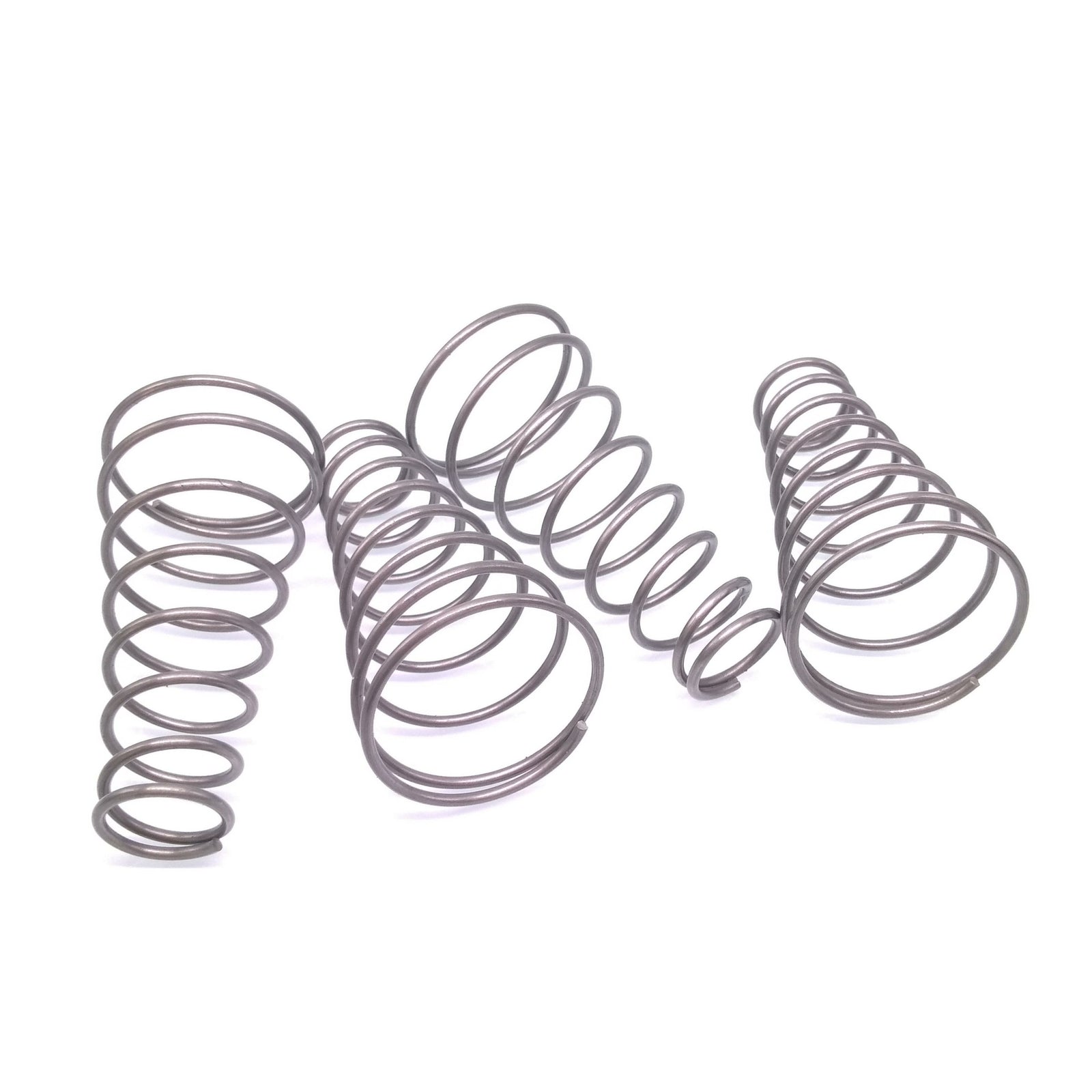 4pcs Wire dia 2mm Steel Coil Conical Helical Compression Spring Length 76mm