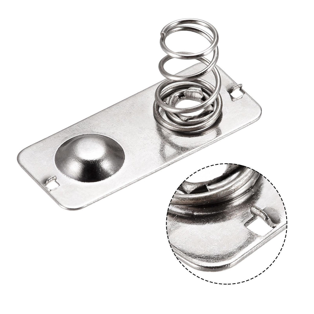 10pcs Battery Spring Plate AAA Contact Nickel Plated 21mm x 9mm for DIY