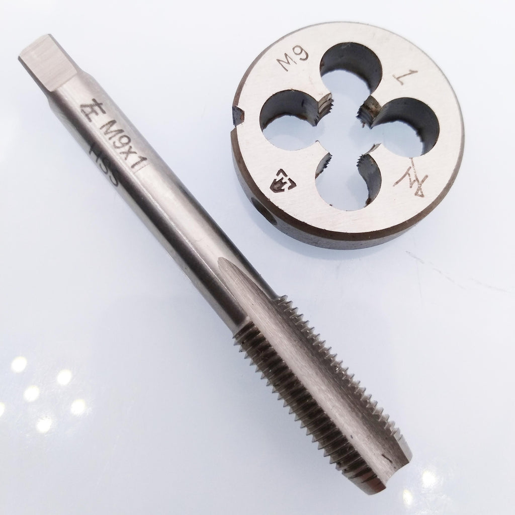 US Stock HSS M9 x 1mm Tap & M9 x 1.0mm Die Metric Thread Left Hand