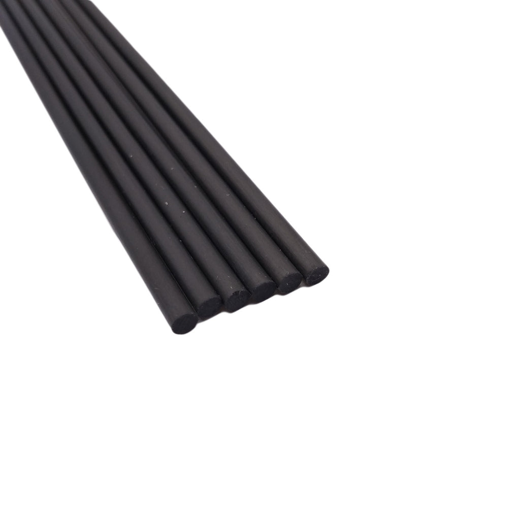 US Stock 6x Diameter 1.6mm ±10% Long 13inch Carbon Fiber Rods High Quality Pole