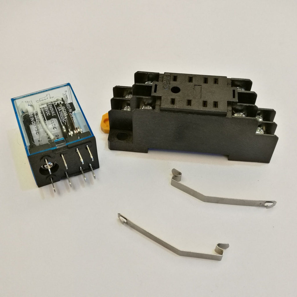 AU Stock MY2N-J MY2NJ HH52P-L 24V DC Coil Cube Relay & PYF08A Socket Base