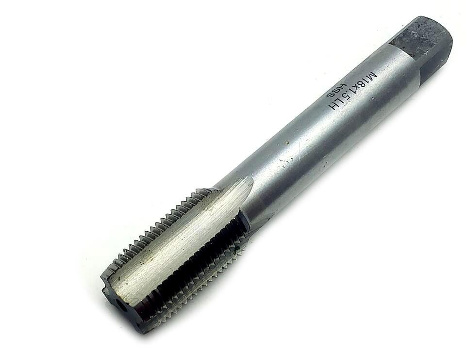 US Stock New HSS 18mm x 1.5 Metric Tap Left Hand Thread M18 x 1.5mm Pitch