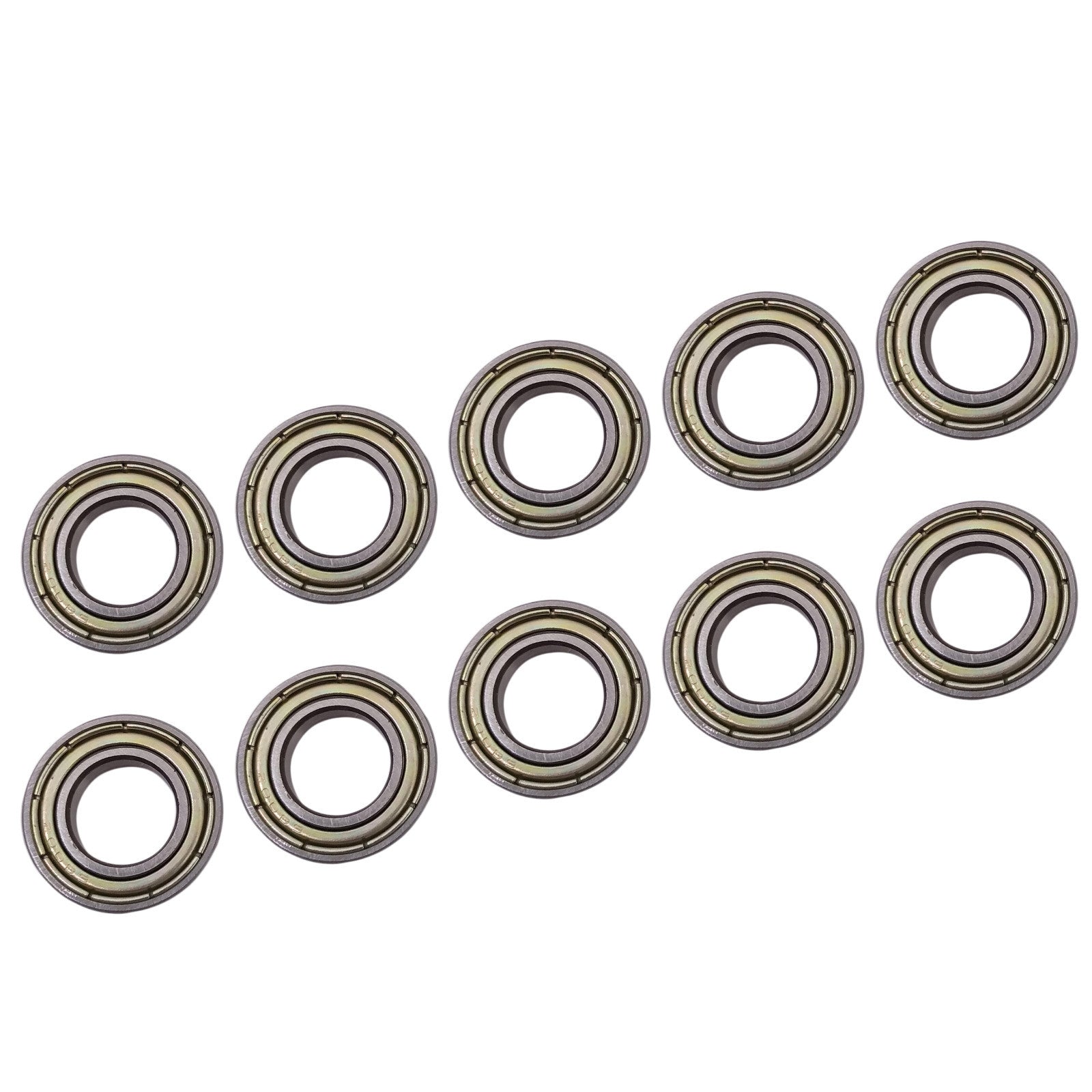 US Stock 10pcs 6800ZZ Deep Groove Metal Double Shielded Ball Bearing 10x19x5mm