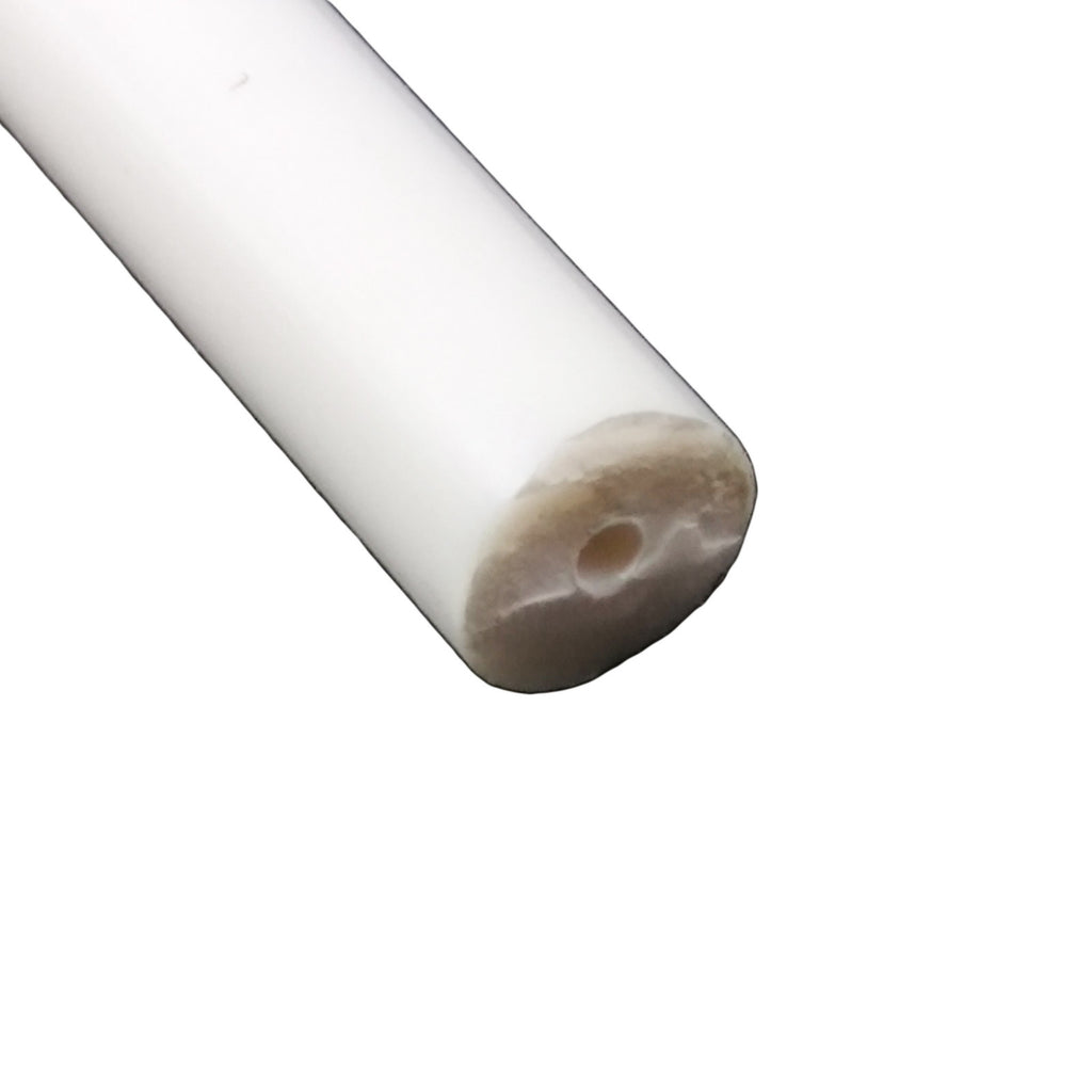 US Stock 10x ABS Styrene Plastic Round Bar Rod Dia 6mm ±10% 9.8" 250mm White