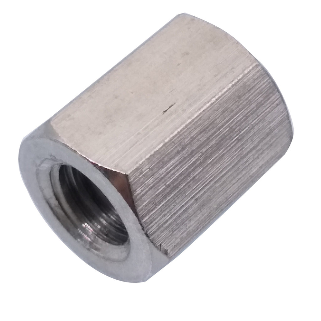 US Stock 5pcs M8 x 1.25 x 15mm Stainless steel Long Coupling Hex Nut Connector
