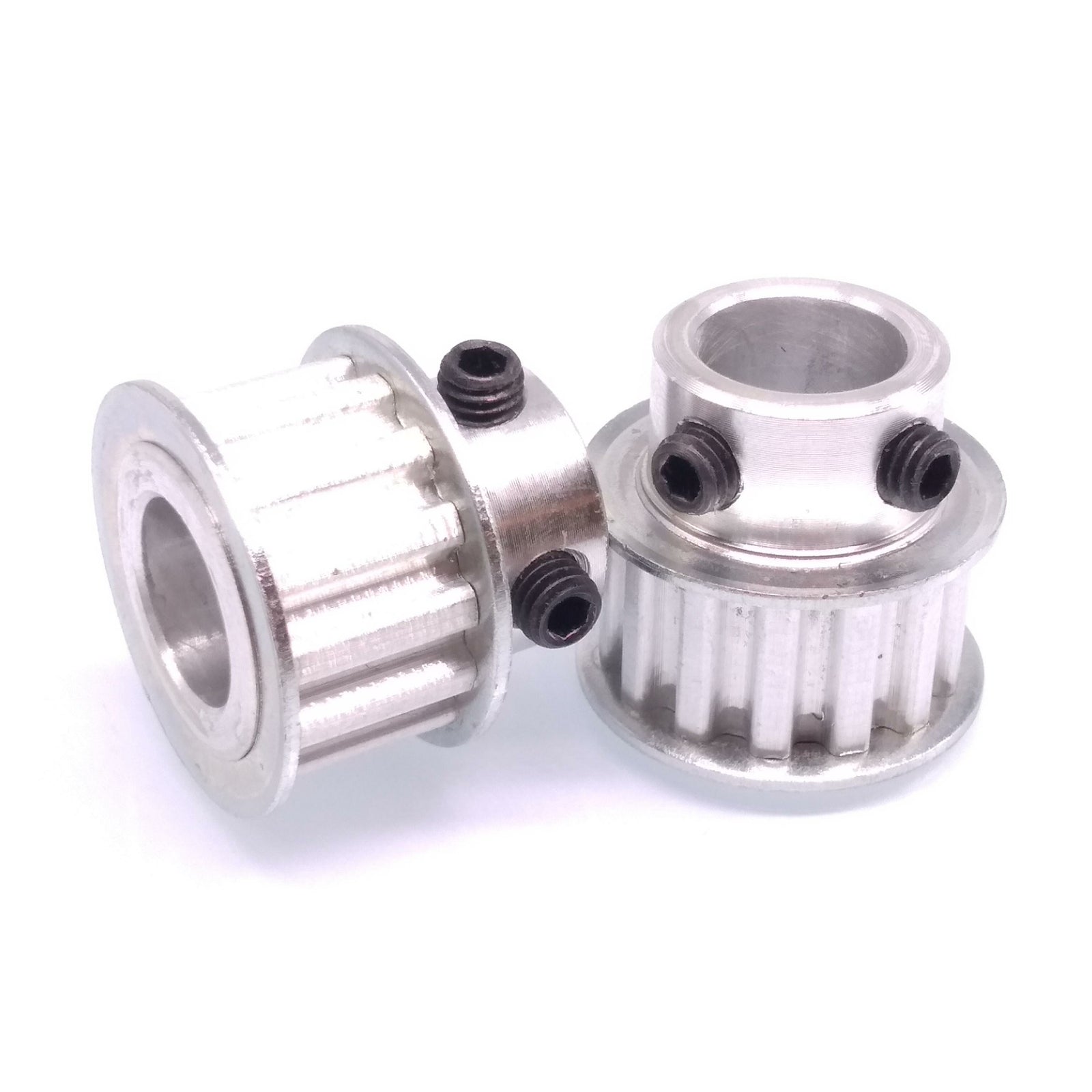 2x XL 14T Timing Belt Pulley Synchronous Wheel 12mm Bore For 10mm Width Belt