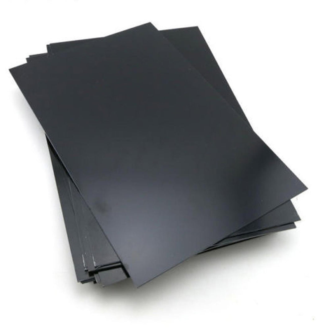 US Stock 1pc 4mm ±10% x 7.87" x 9.84" Black ABS Styrene Plastic Flat Sheet Plate