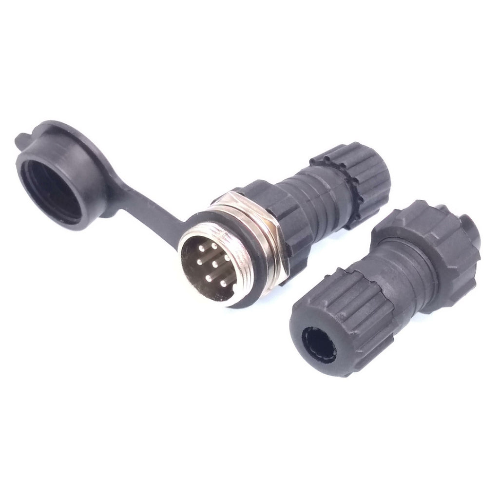 2Sets GX16 Waterproof Aviation Connector Plug Socket Sensor 7pin