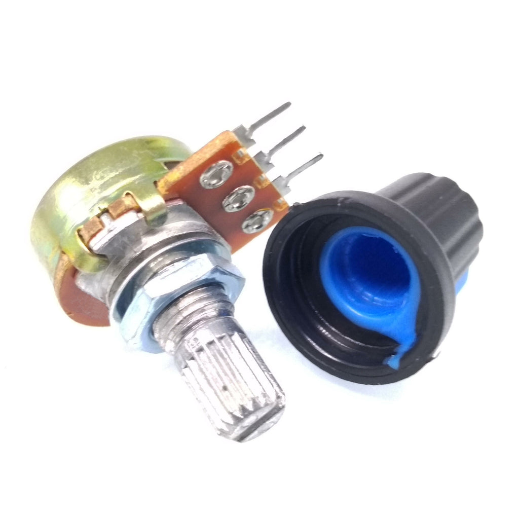 US Stock 10 Units 1M B1M OHM Linear Taper Rotary Potentiometer POT Blue Knob
