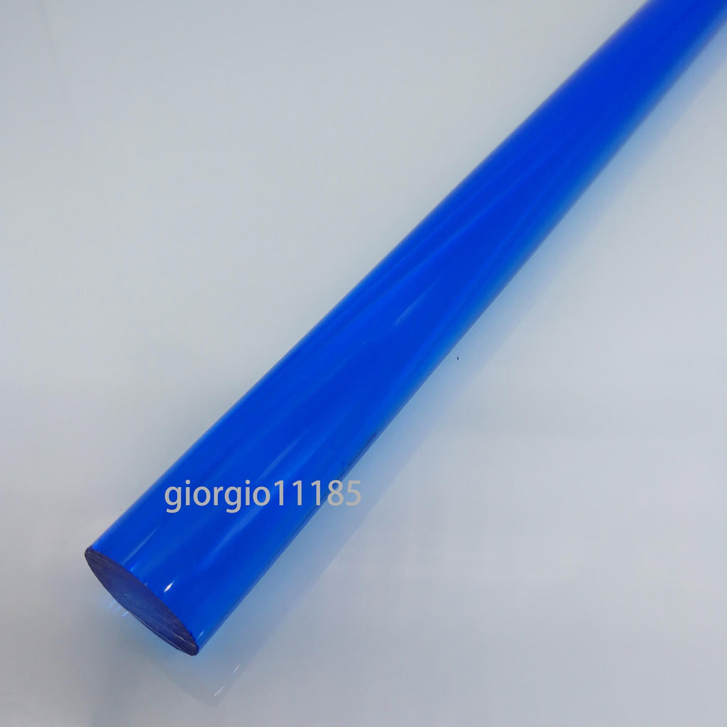 US Stock 3pcs 15mm ±10% Dia. 13” Long Blue Acrylic PMMA Plastic Rod