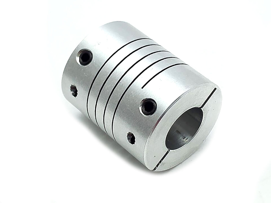 US Stock 6.35 1/4" x 12mm Flexible Shaft Coupling Stepper Motor Coupler D25 L30