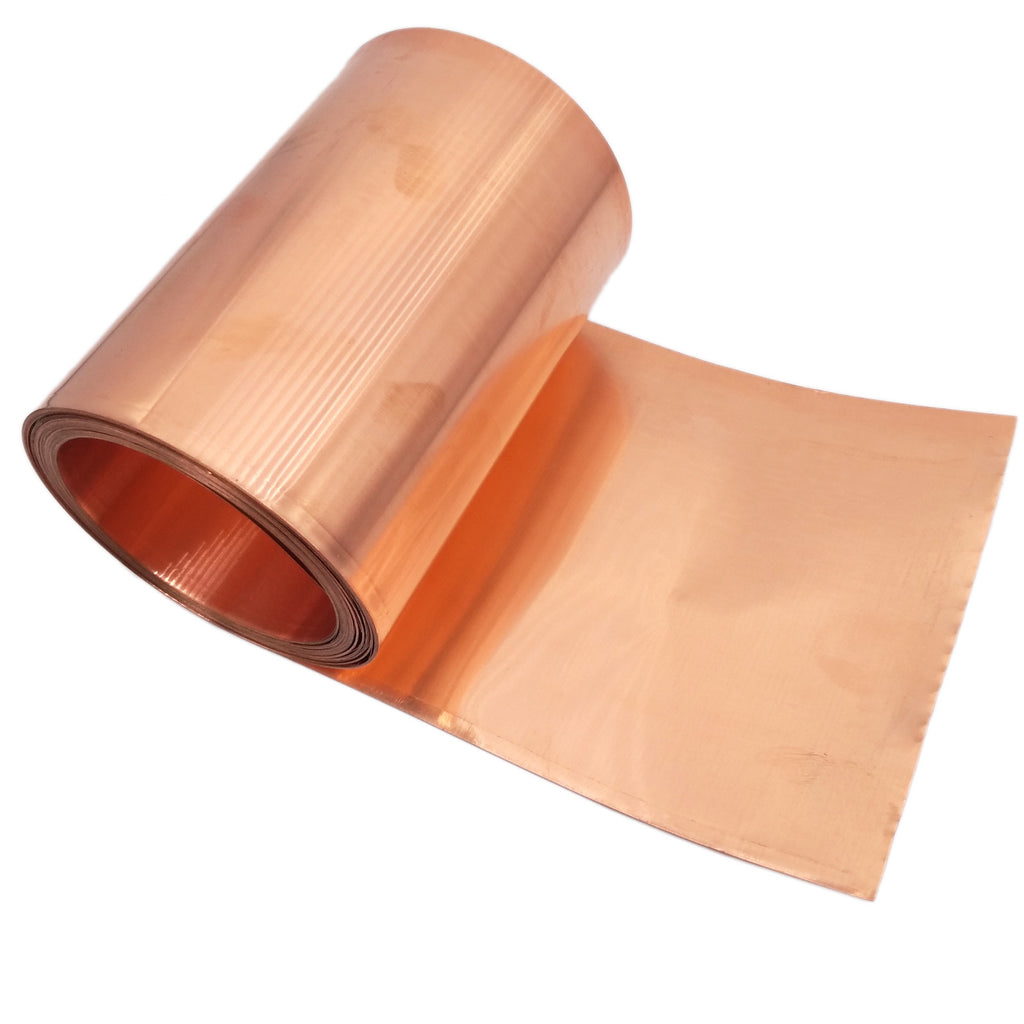US Stock 0.08mm ±10% x 100mm x 1000mm 99.9% Pure Copper Cu Metal Sheet Foil